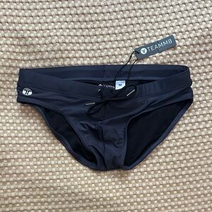 TEAMM8 Navy Swim Briefs